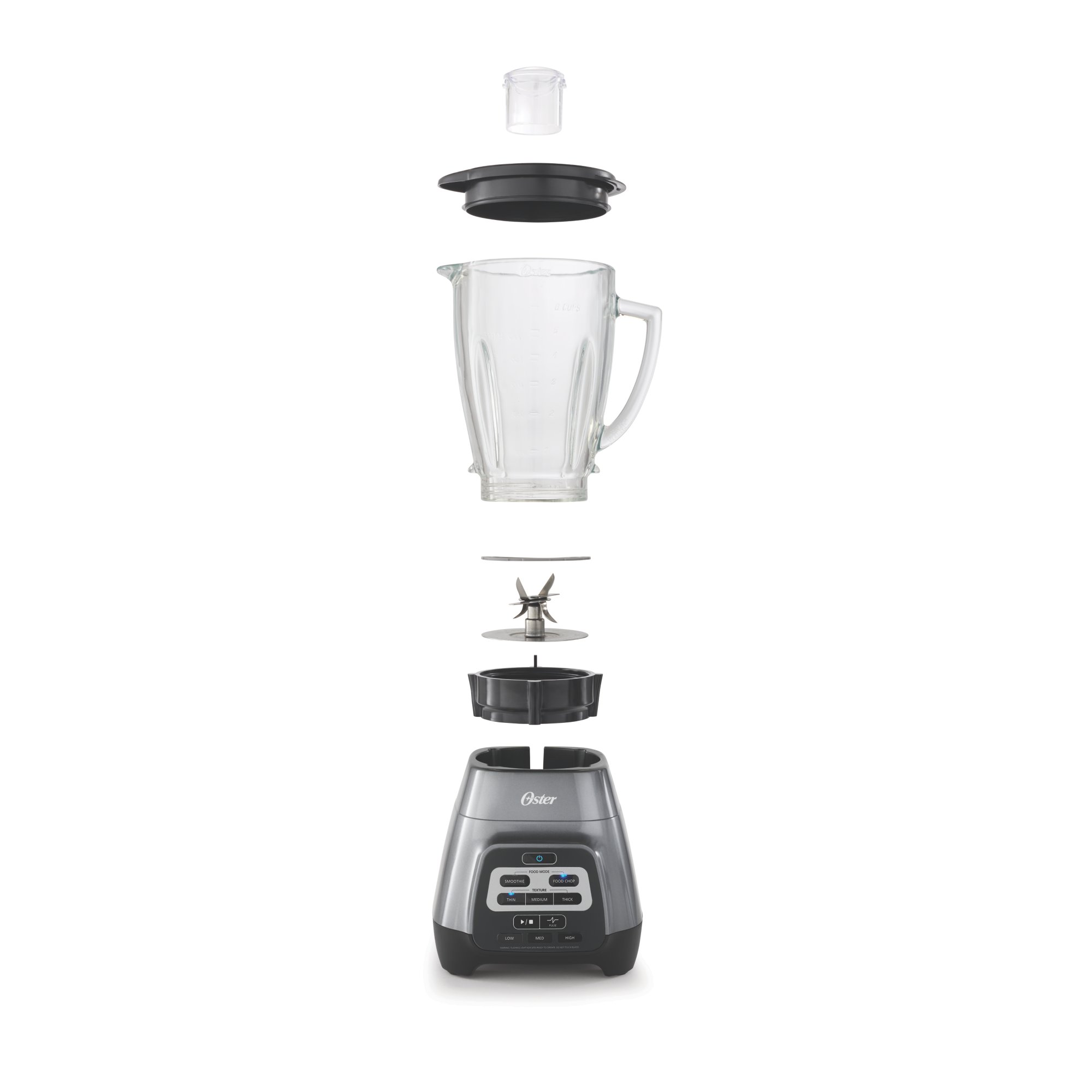 Blender with Texture Select Settings, Blend-N-Go Cup and Glass Jar