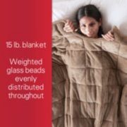 15 pound blanket, weighted glass beads evenly distributed throughout image number 4
