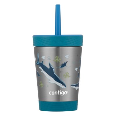 Contigo® Kids Spill-Proof Stainless Steel Tumbler with Straw and THERMALOCK®, 12oz