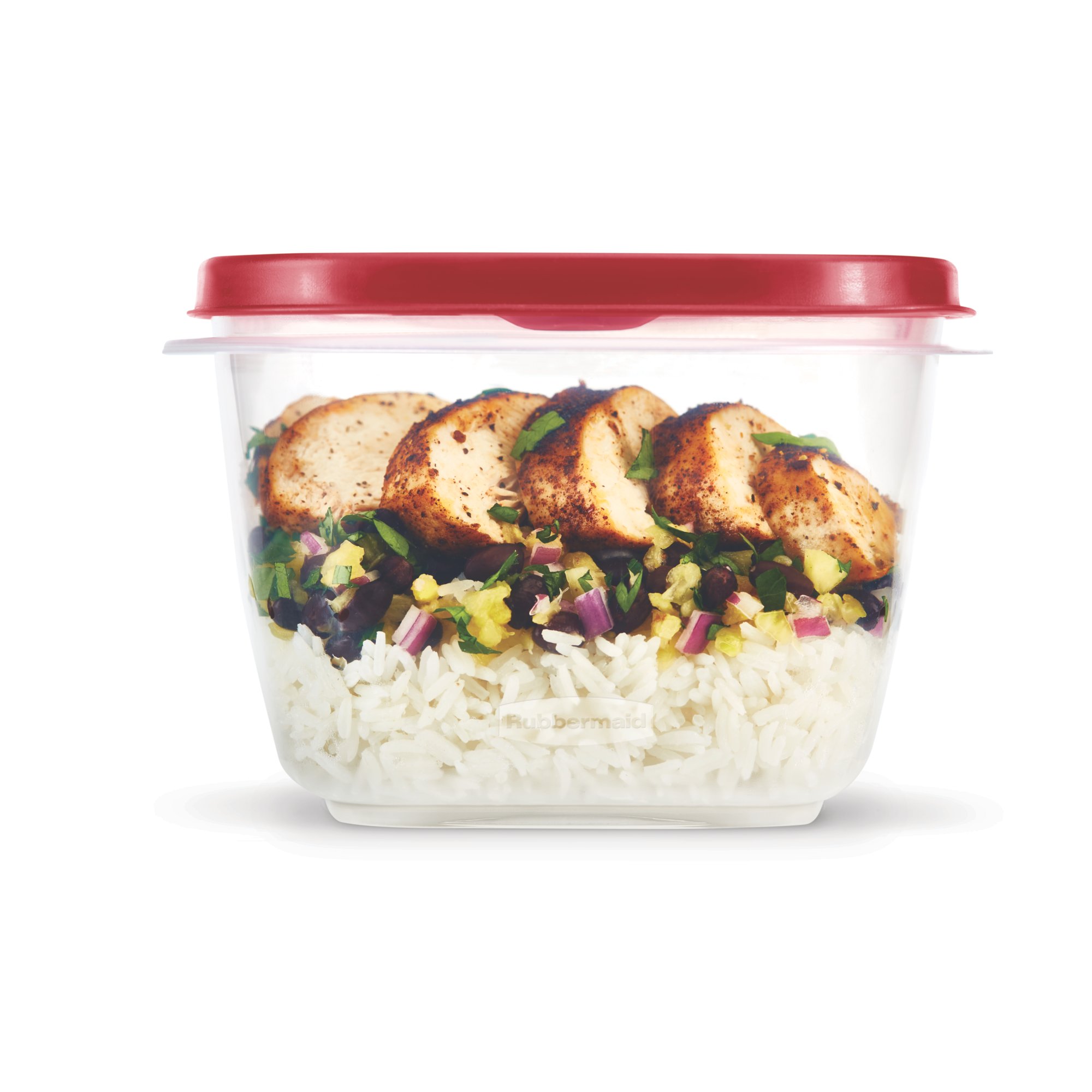 EasyFindLids™ with Vents Medium Container, Square