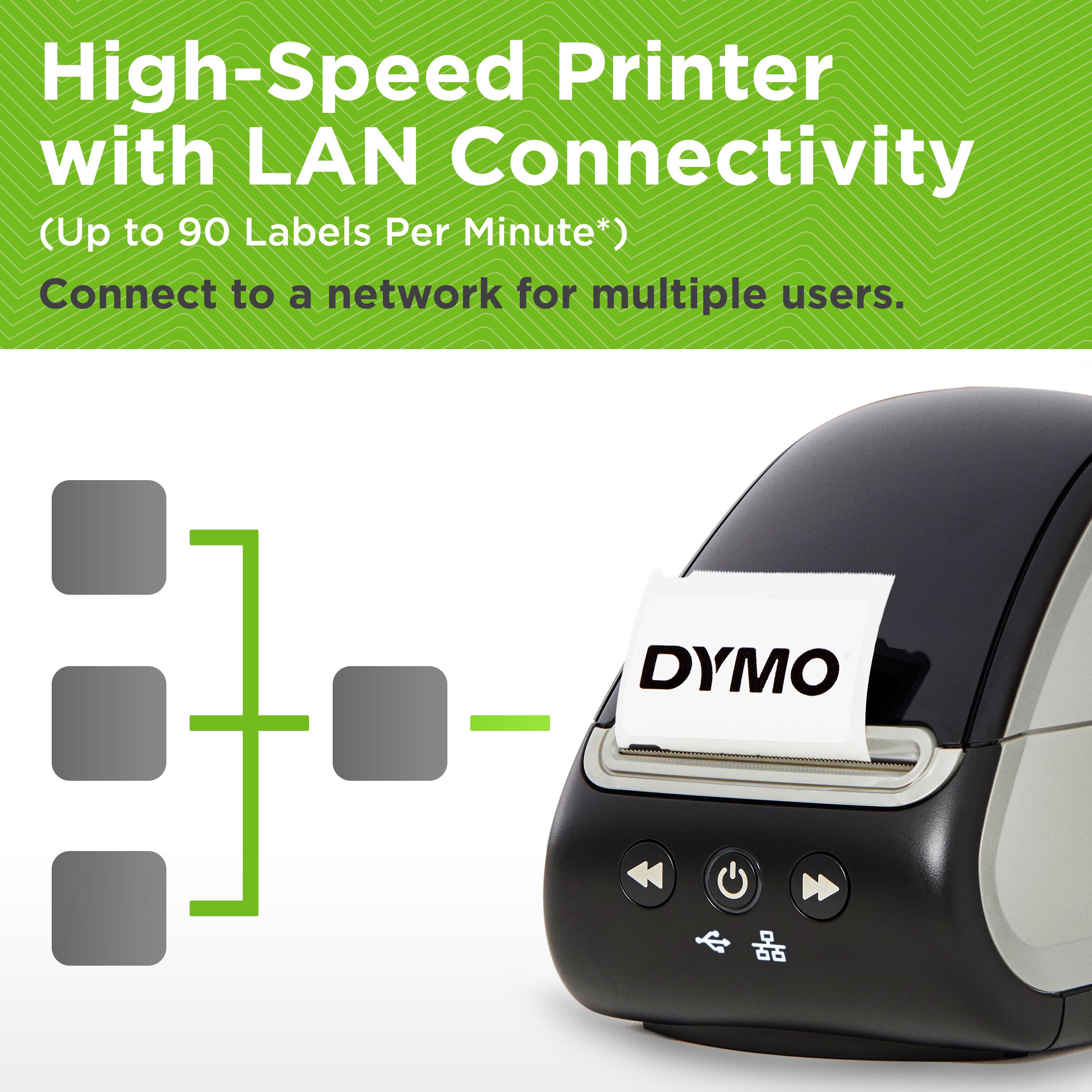 DYMO Labelwriter 550 Etiketten-Drucker Thermodirekt 300 x 300  dpi Etikettenbreite (max.): 61mm USB