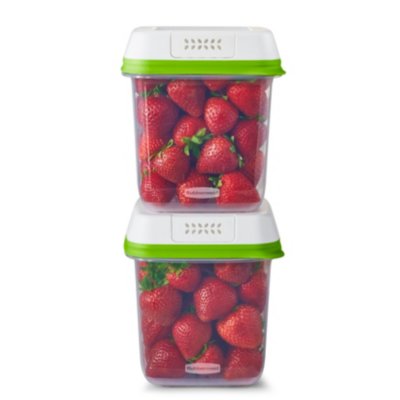 FreshWorks™ Produce Saver, Medium Produce Storage Containers, 2-Pack