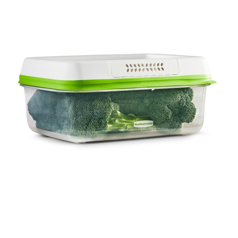 Rubbermaid FreshWorks Produce Saver Large Square Container - Clear/Green,  11.1 c - King Soopers