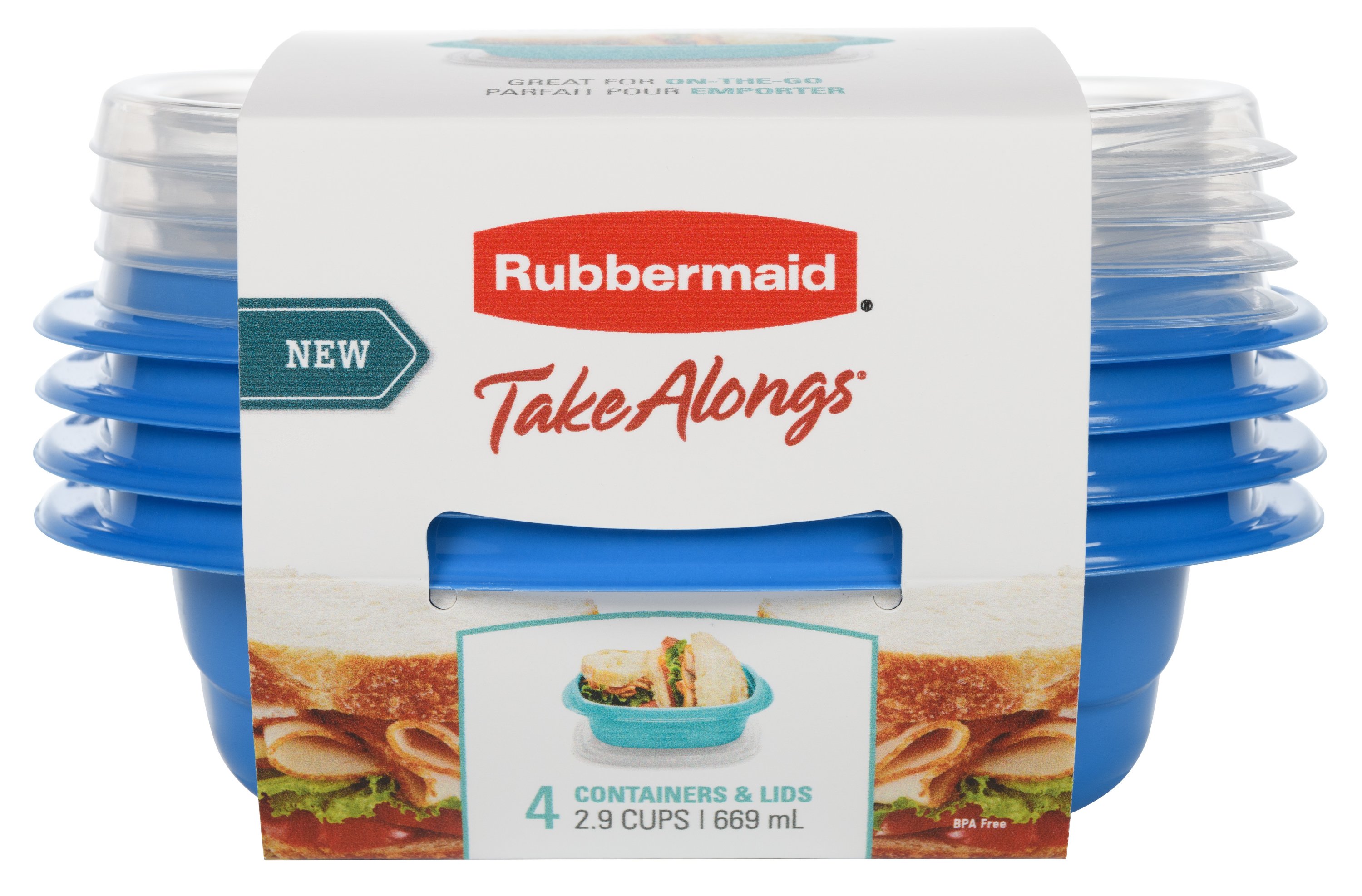 Rubbermaid TakeAlongs On the Go Food Storage and Meal Prep