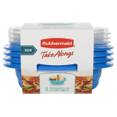 Rubbermaid® TakeAlongs Rectangle BPA-Free Plastic Food Storage