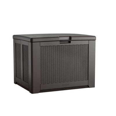 Medium Resin Weather Resistant Outdoor Storage Deck Box, 72.6 Gal