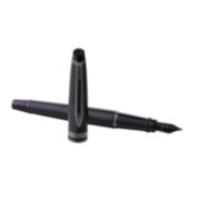 An uncapped Expert fountain pen with pen cap stood upright. image number 4