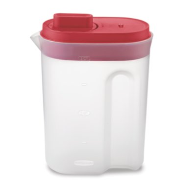 Compact™ Pitcher with Premium Lid, Plastic Pitcher with Multifunction Lid, 2 Quart