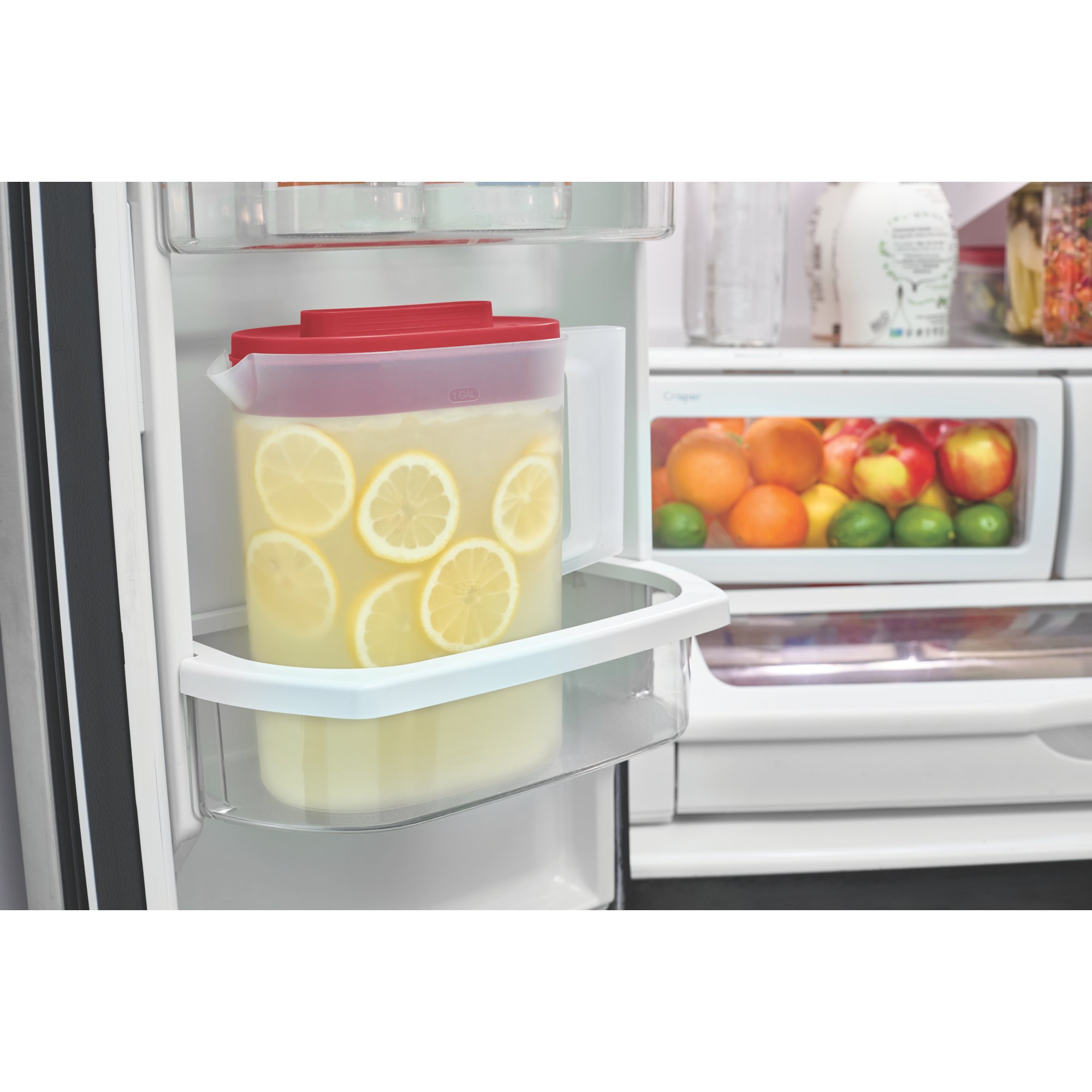 https://s7d9.scene7.com/is/image/NewellRubbermaid/2122602-rubbermaid-food-storage-compact-pitcher-1g-red-refrigerator-with-food-lifestyle?wid=2000&hei=2000