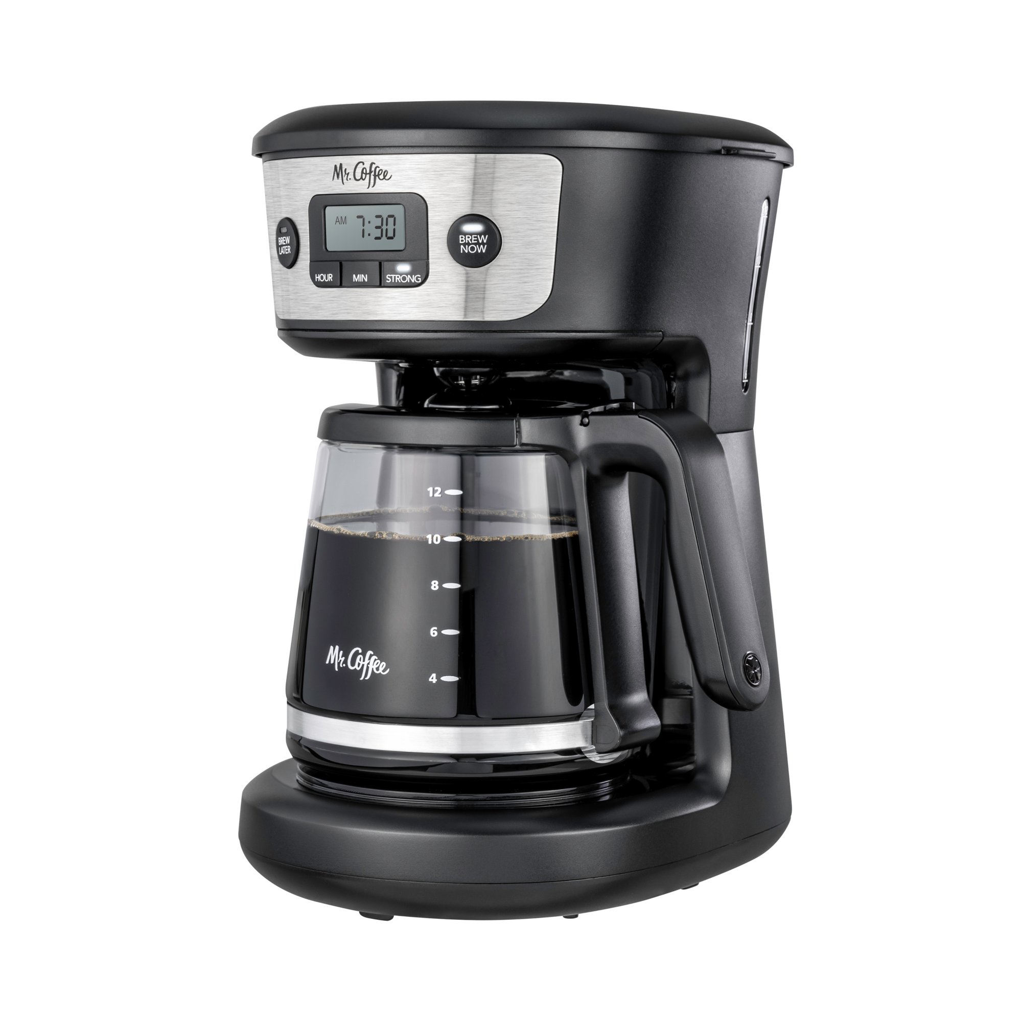 Mr. Coffee® 12-Cup Programmable Coffeemaker with Strong Brew Selector