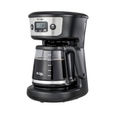 Mr. Coffee 14 Cup Programmable Coffee Maker, Light Stainless Steel