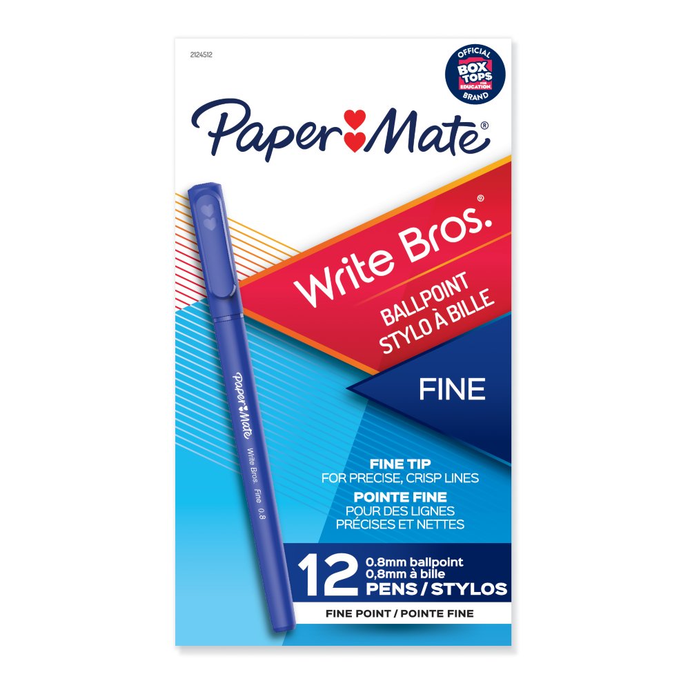 Paper Mate InkJoy 2 in 1 Stylus Pen Black Barrel Pack of 12 - Office Depot