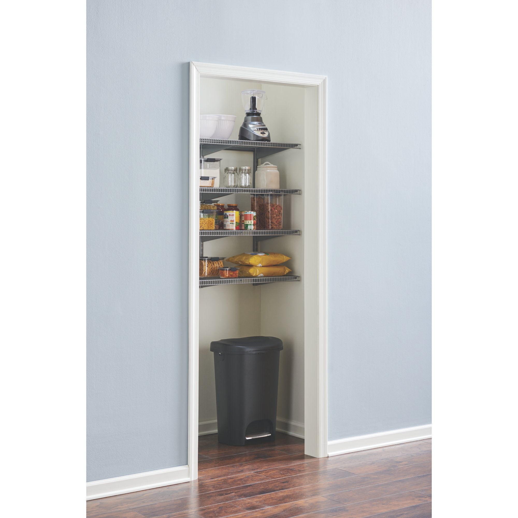 Rubbermaid Fast Track Upright, Hardware, 47.5, White, Durable, Ideal for  Pantries, Linen Closets, Laundry Rooms, Utility Rooms