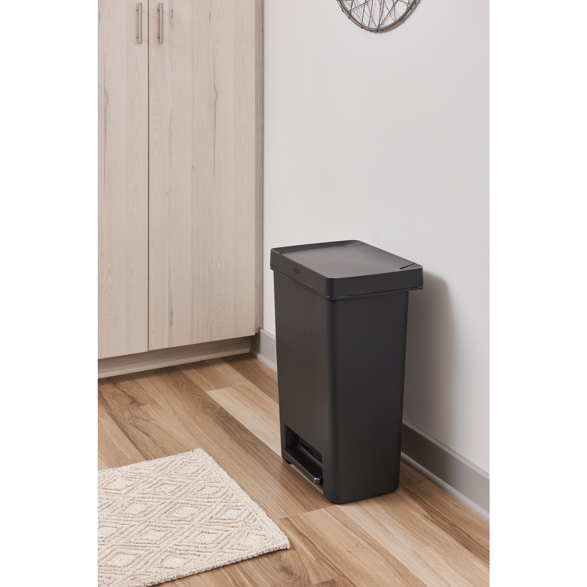 30 Gallon Wood Kitchen Trash Can