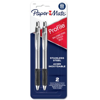 Paper Mate® Write Bros Ballpoint Stick Pen, Medium, Black Ink, Dozen