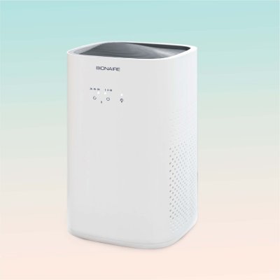 Mini-purificateur d'air sur colonne Bionaireᴹᴰ VisipureMC à 3