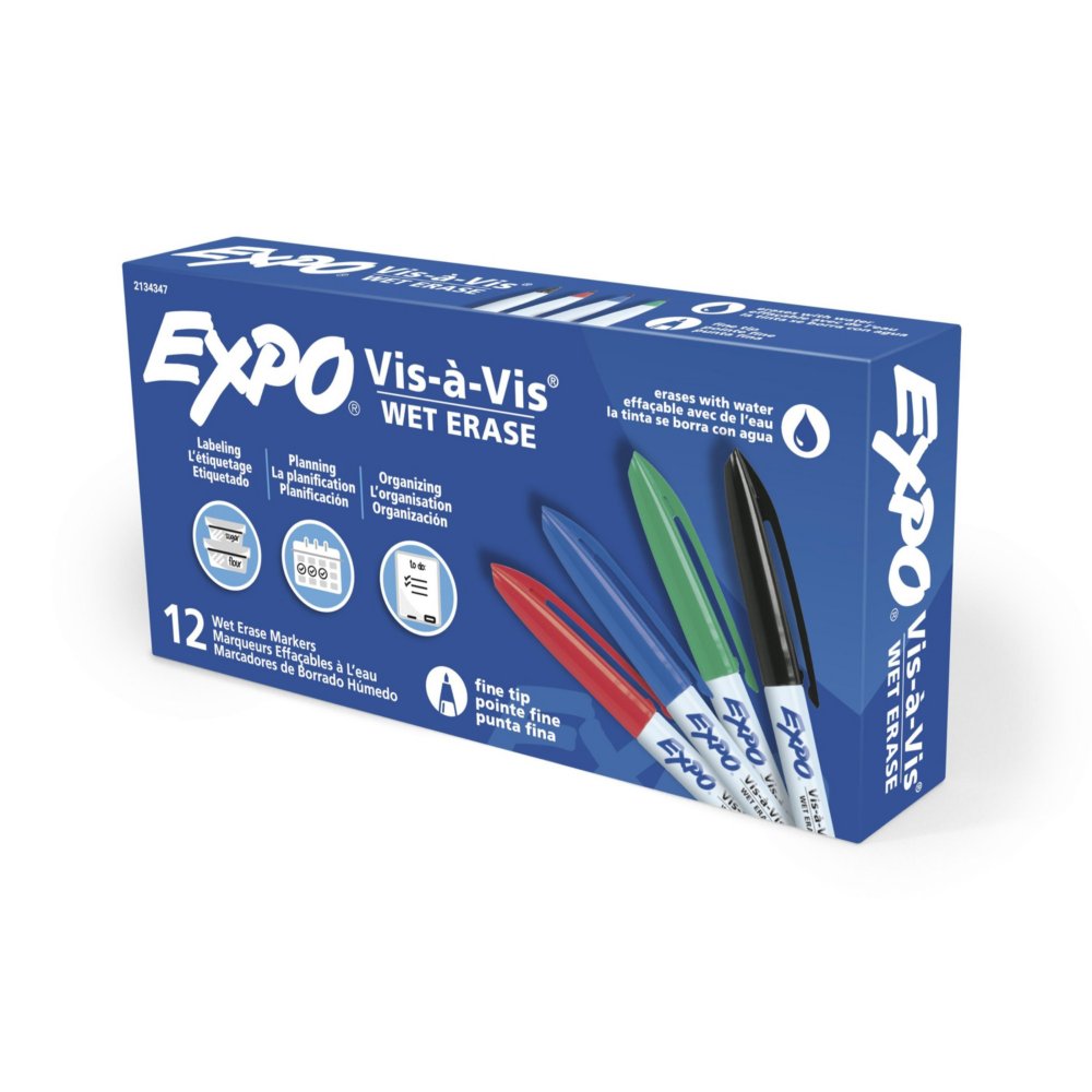 36 pk. - Expo Ultra Fine Point Dry Erase Markers - 5 Colors