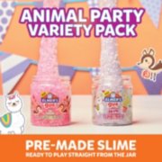 animal party variety pack pre made slime ready to play straight from the jar image number 3