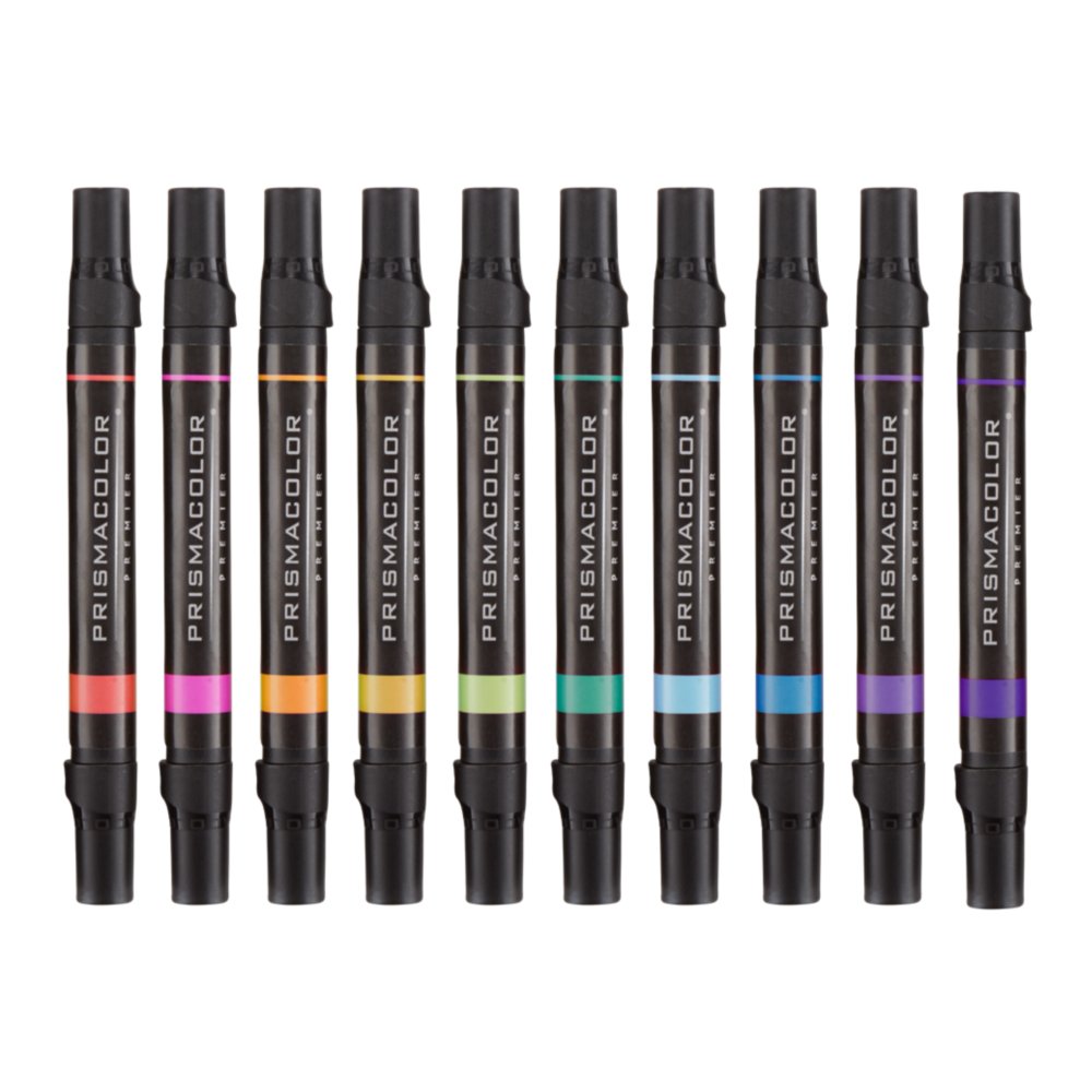 Premier Dual Ended Art Marker Sets Fine and Chisel Tip Prismacolor