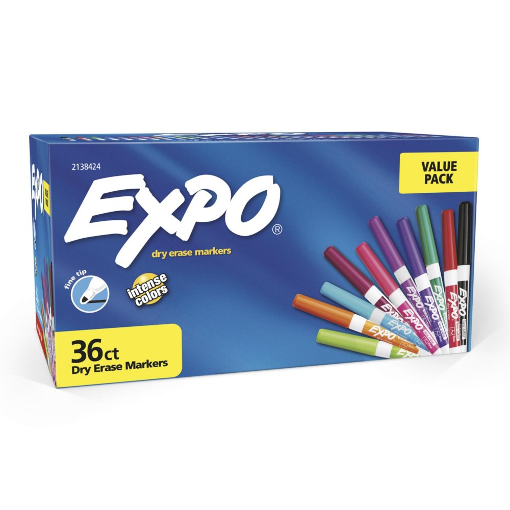 Expo Ultra-Fine Tip Dry Erase Markers - Starter Set