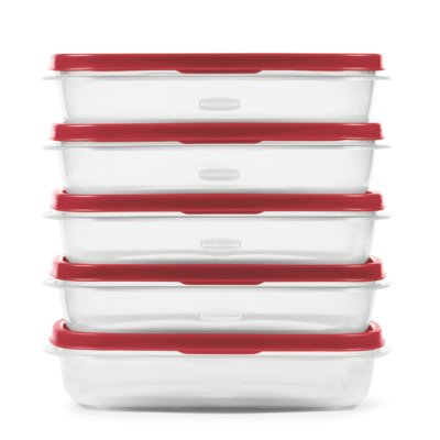 Easy Find Lids™ Medium Food Storage Containers, Rectangle