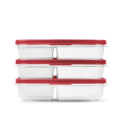 Rubbermaid® Easy-Find Lids Food Storage Container - Red/Clear, 1.5