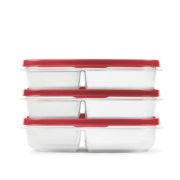 sectioned food containers with lids image number 1