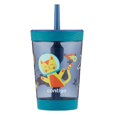 Kids Spill-Proof  Tumbler with Straw, 14oz