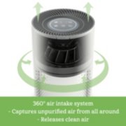 air purifier with 360 degree intake system captures unpurified air releases clean air image number 4
