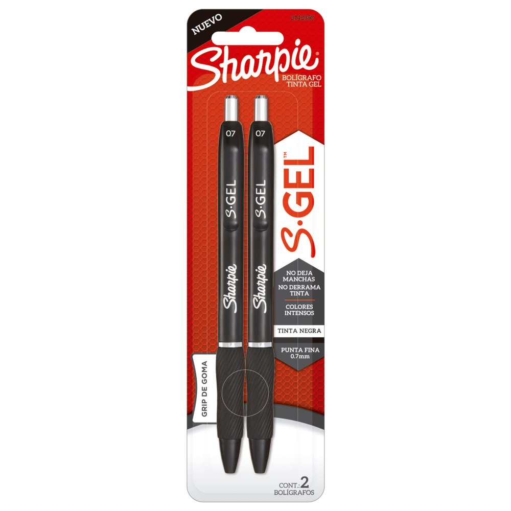 Sharpie S-Gel Pens, Sleek Metal Barrel, Medium Point, 0.7mm Tip