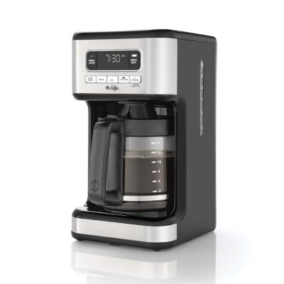 Mr. Coffee Pod and 10-Cup Space-Saving Combo Brewer in Black
