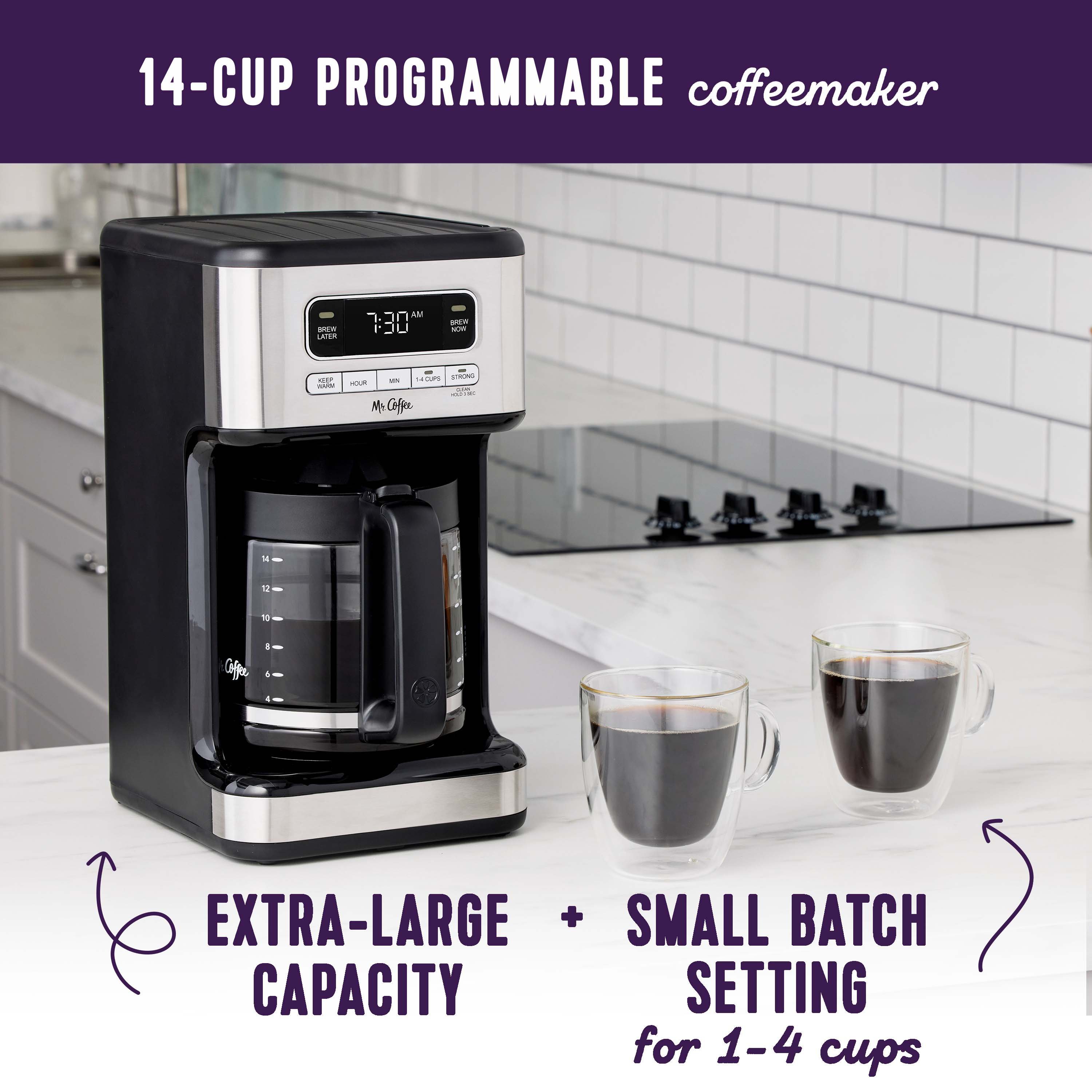 Mr. Coffee® 14-Cup Programmable Coffee Maker