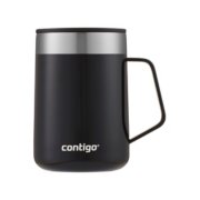travel mug with handle in black image number 1