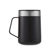 travel mug with handle in black image number 4