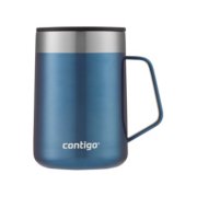travel mug with handle in blue image number 1