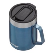 travel mug with handle in blue image number 3