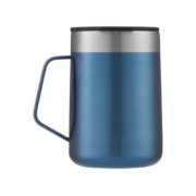 travel mug with handle in blue image number 4