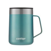 travel mug with handle in green image number 1