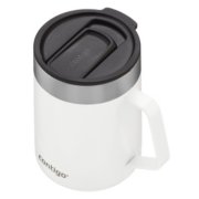 travel mug with handle in white image number 2