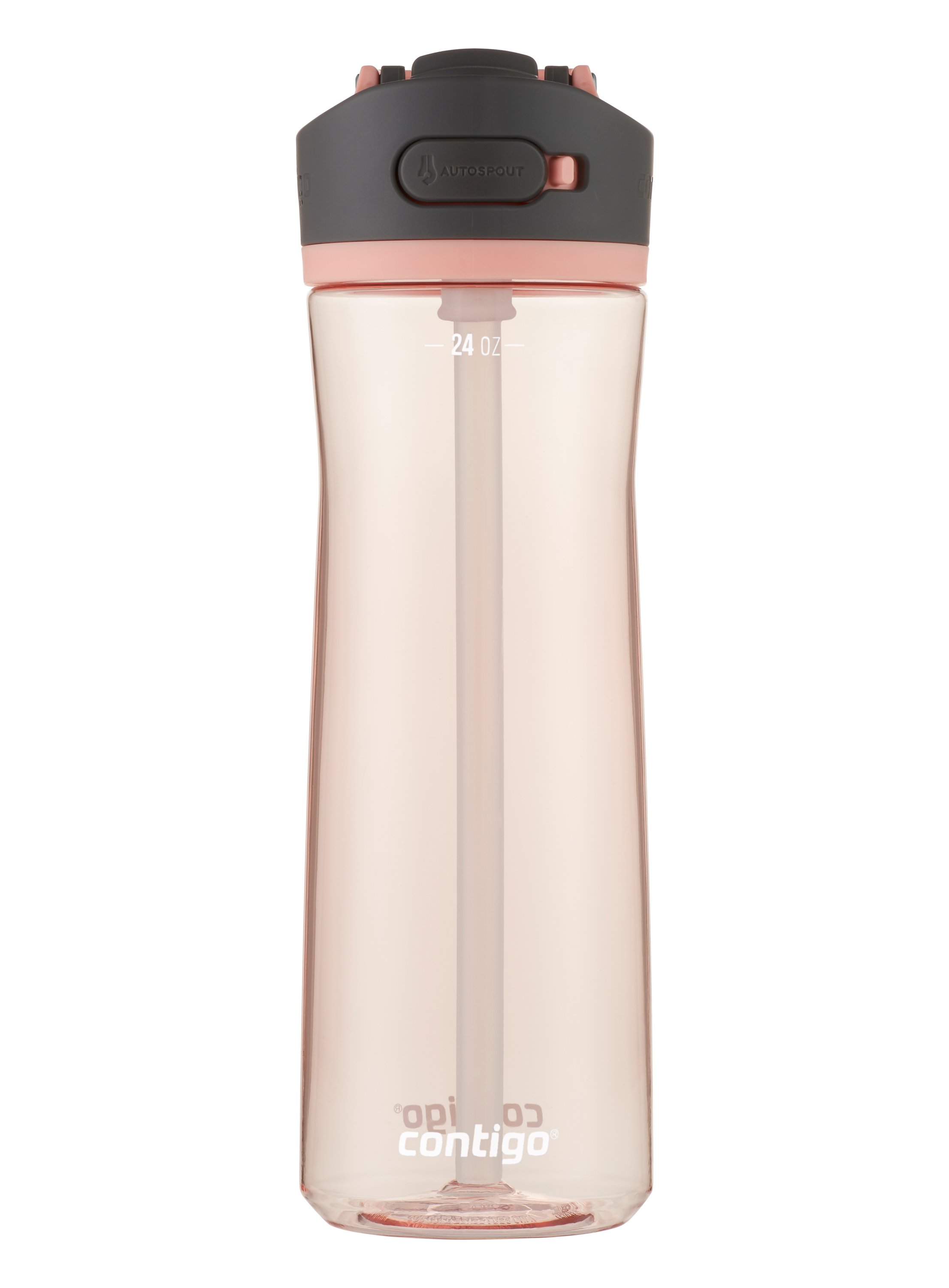 NEW Contigo Autospout Drink Water Bottle 709mL / 24oz Grey BPA-Free Leak  Proof!