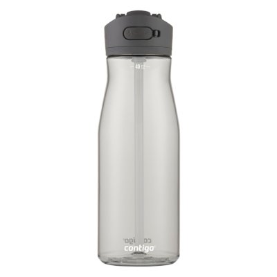 Mainstays 64 fl oz Reusable Water Bottle, Clear, Light-Weight 