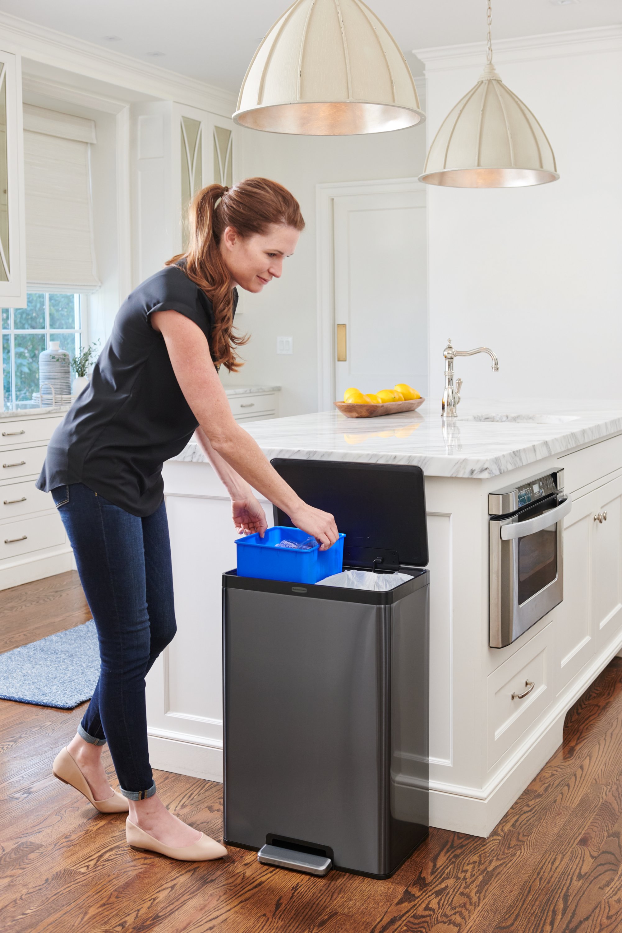 Elite™ Waste & Recycling Step-On Trash Can | Rubbermaid