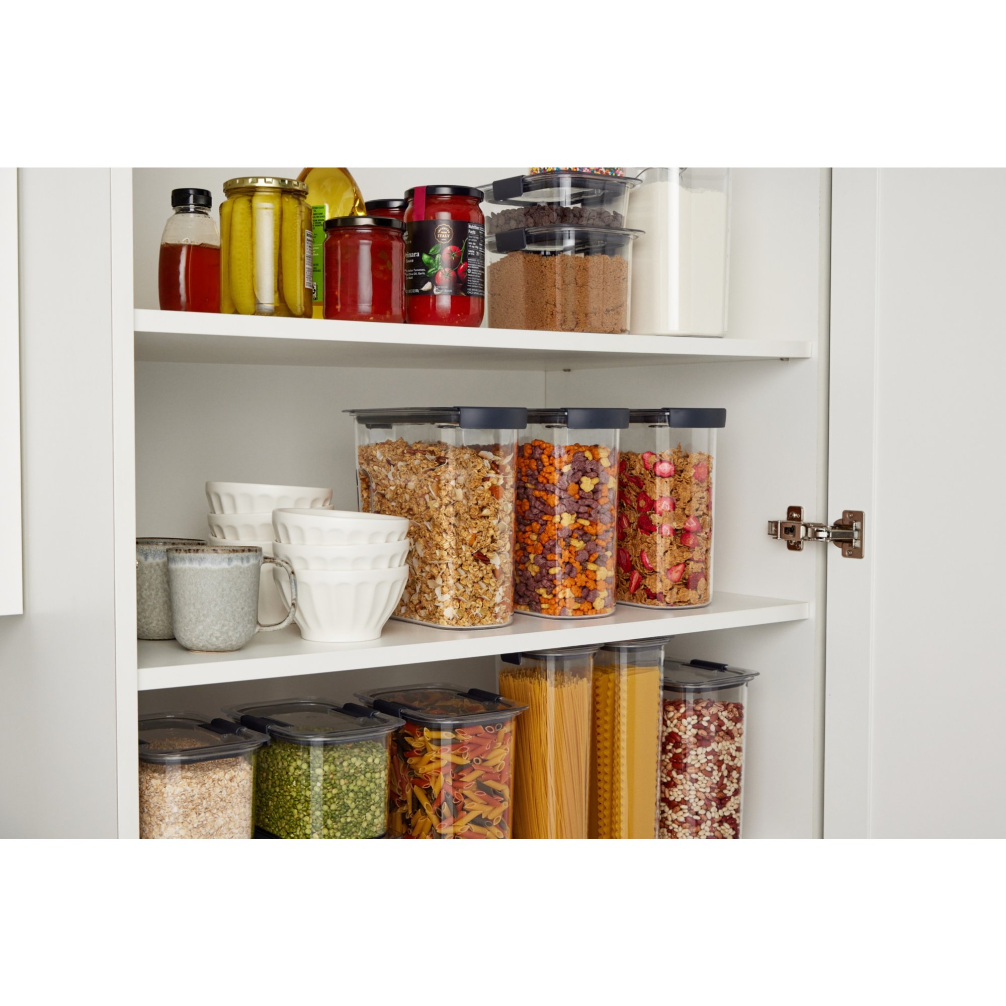 Rubbermaid Brilliance Pantry Storage Container, 19.9 Cup