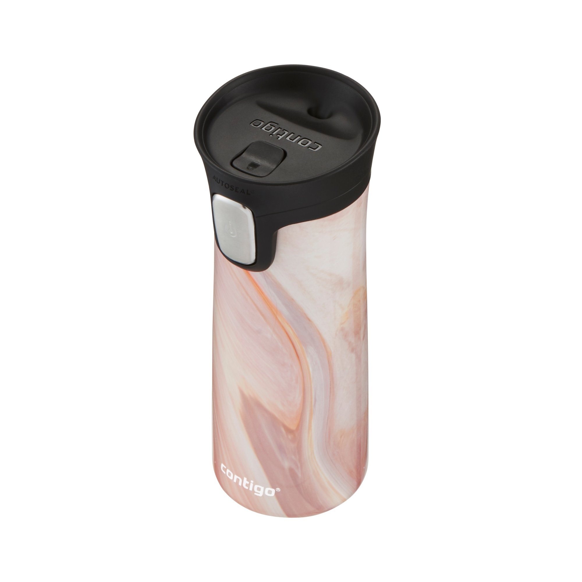 Contigo Luxe Vacuum Insulated Stainless Steel Travel Mug, 14 oz Each 2 Pack  Licorice and Frosted Pearl