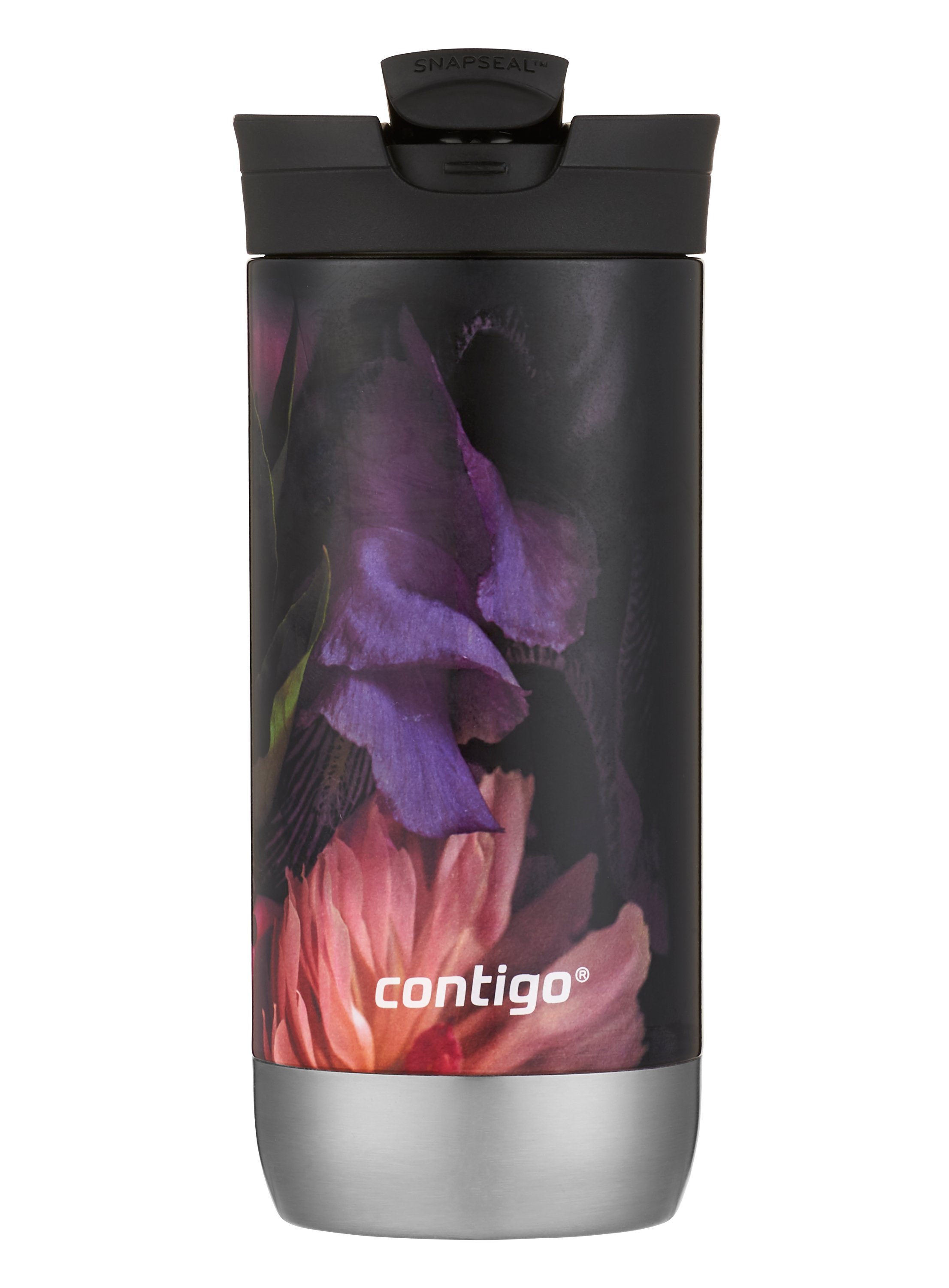 Hand Painted Tumbler, Watercolor Travel Mug, Artistic Water Bottle, Fu –  Black Orchid Labs US