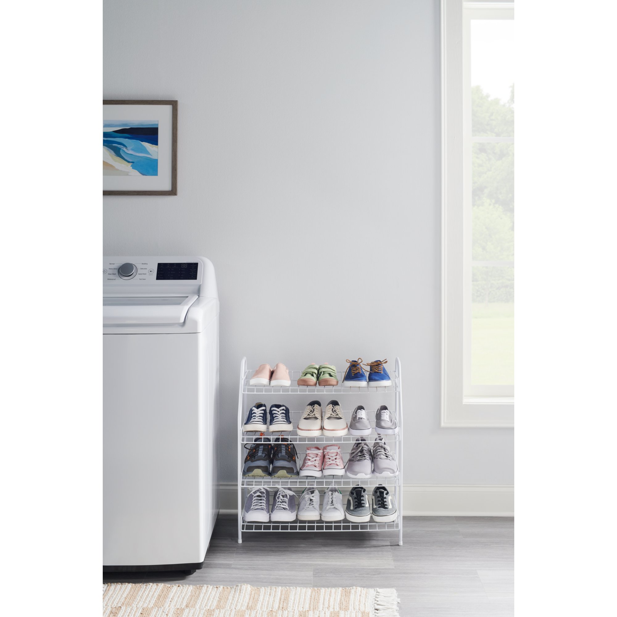 Rubbermaid Configurations White Shoe Shelf Add-On Kit - Power Townsend  Company