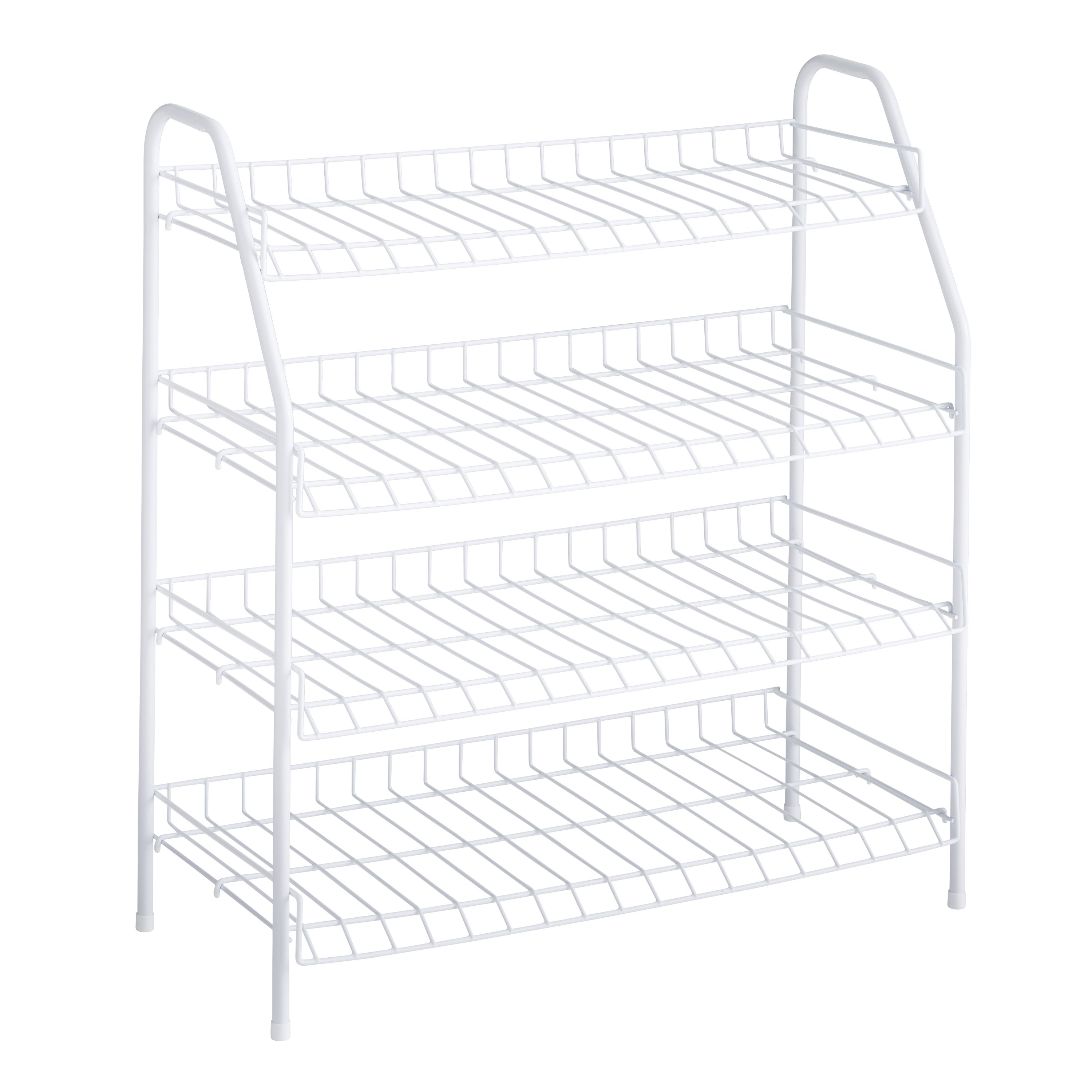 Mainstays 10-Tier Shoe Rack, Silver