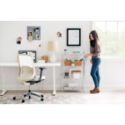 woman standing in office near freestanding organizer image number 4