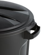 outdoor garbage can with lid base handle image number 3