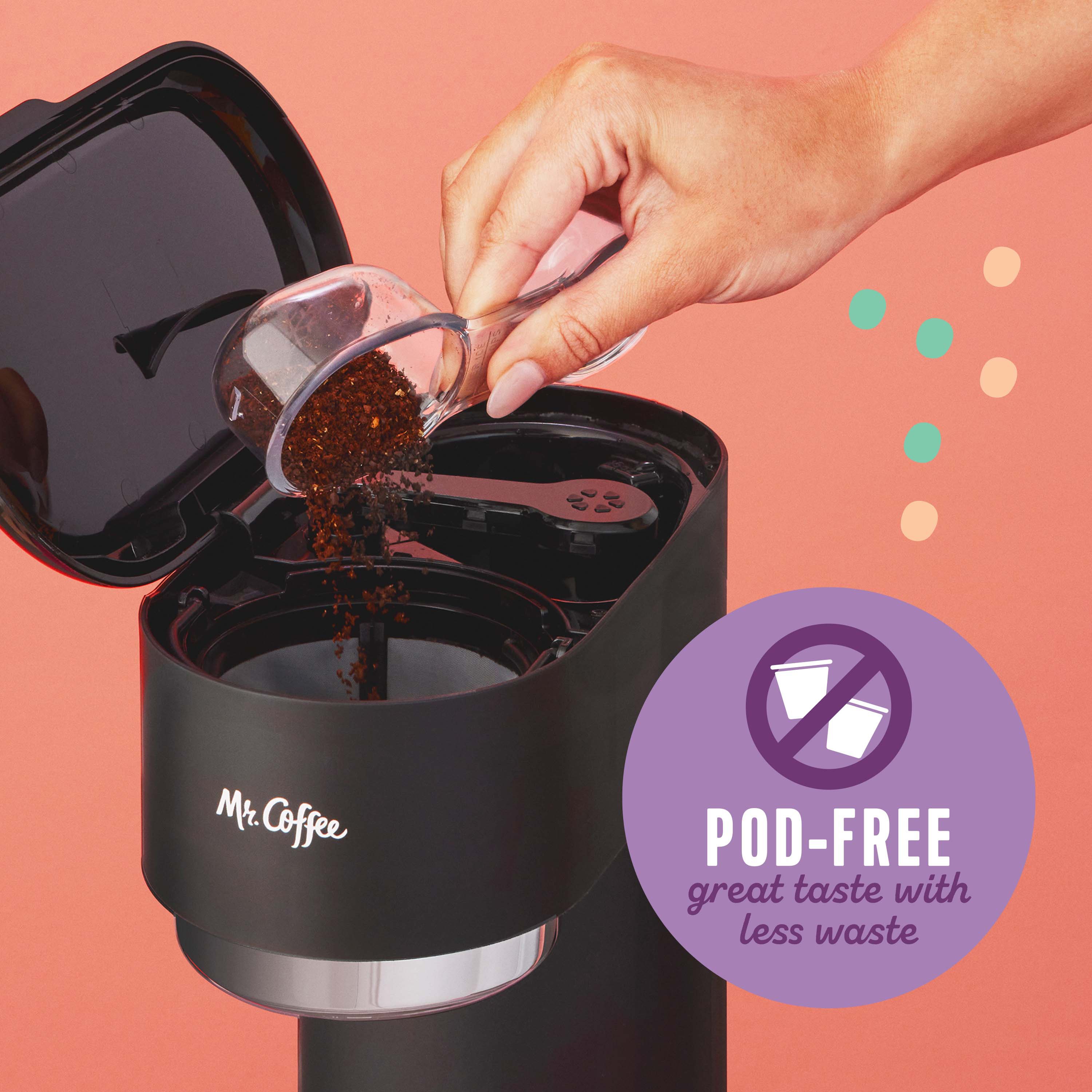 Mr. Coffee 4-in-1 Single-Serve Latte Iced and Hot Coffee Maker